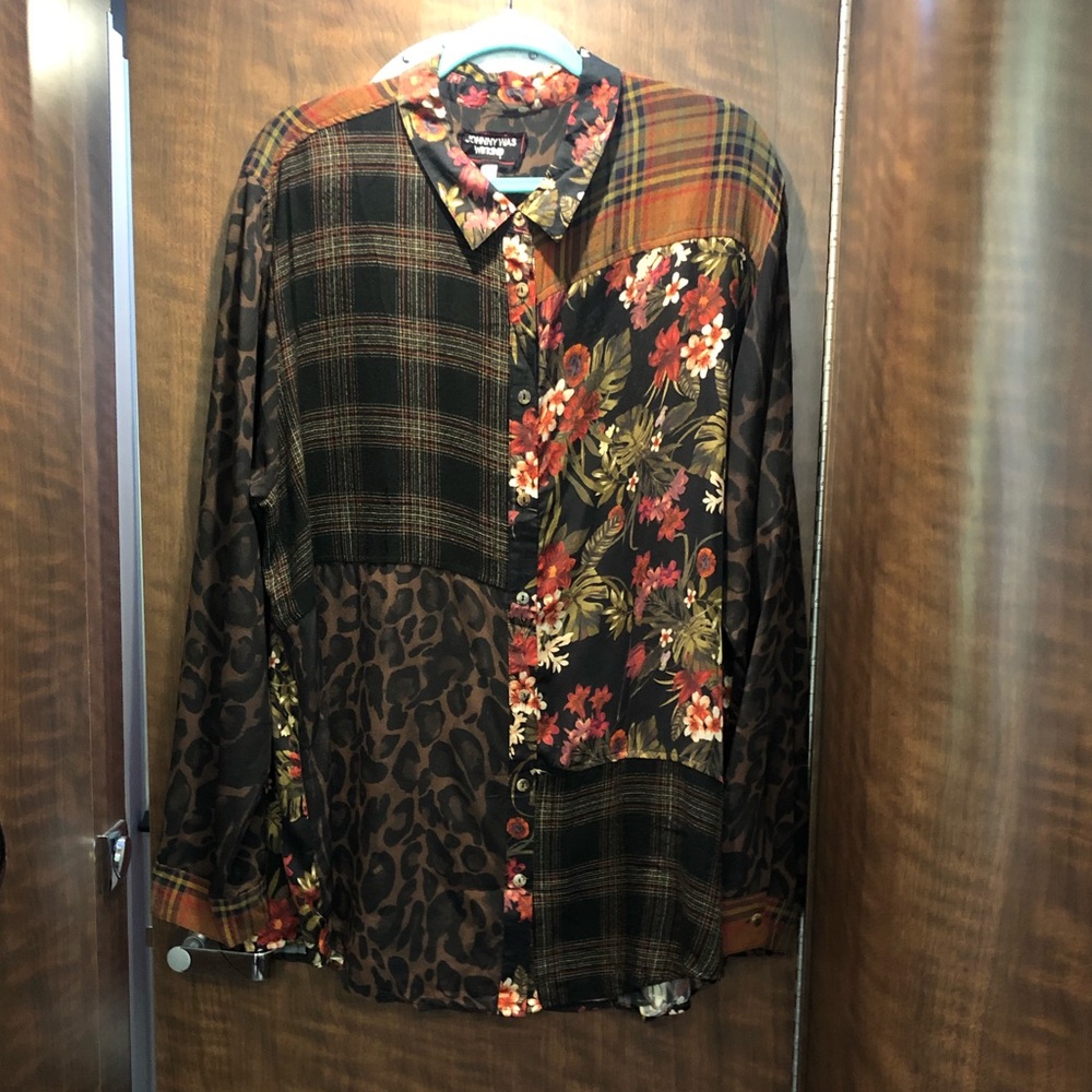 Johnny Was Button Down Blouse